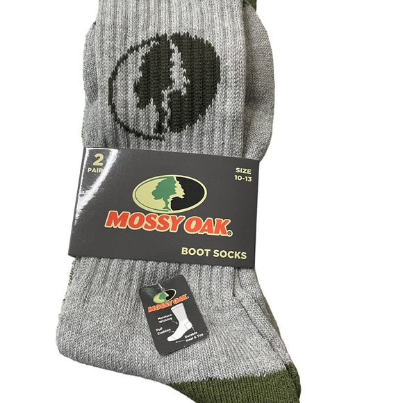 Mossy Oak boot socks 2 pairs size 10-13 - Picture 2 of 8